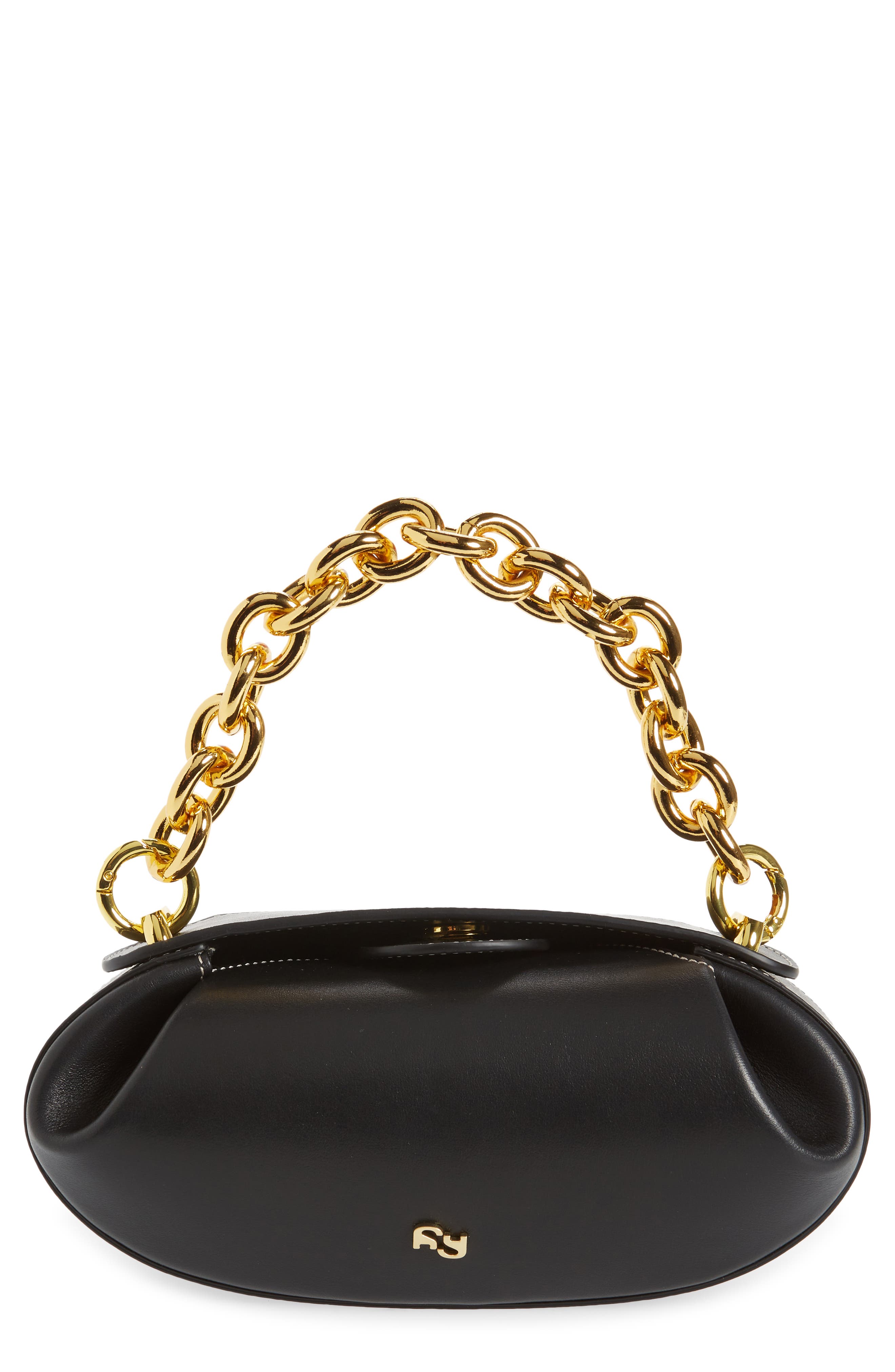 Yuzefi Dinner Roll Leather Handbag, Main, color, 