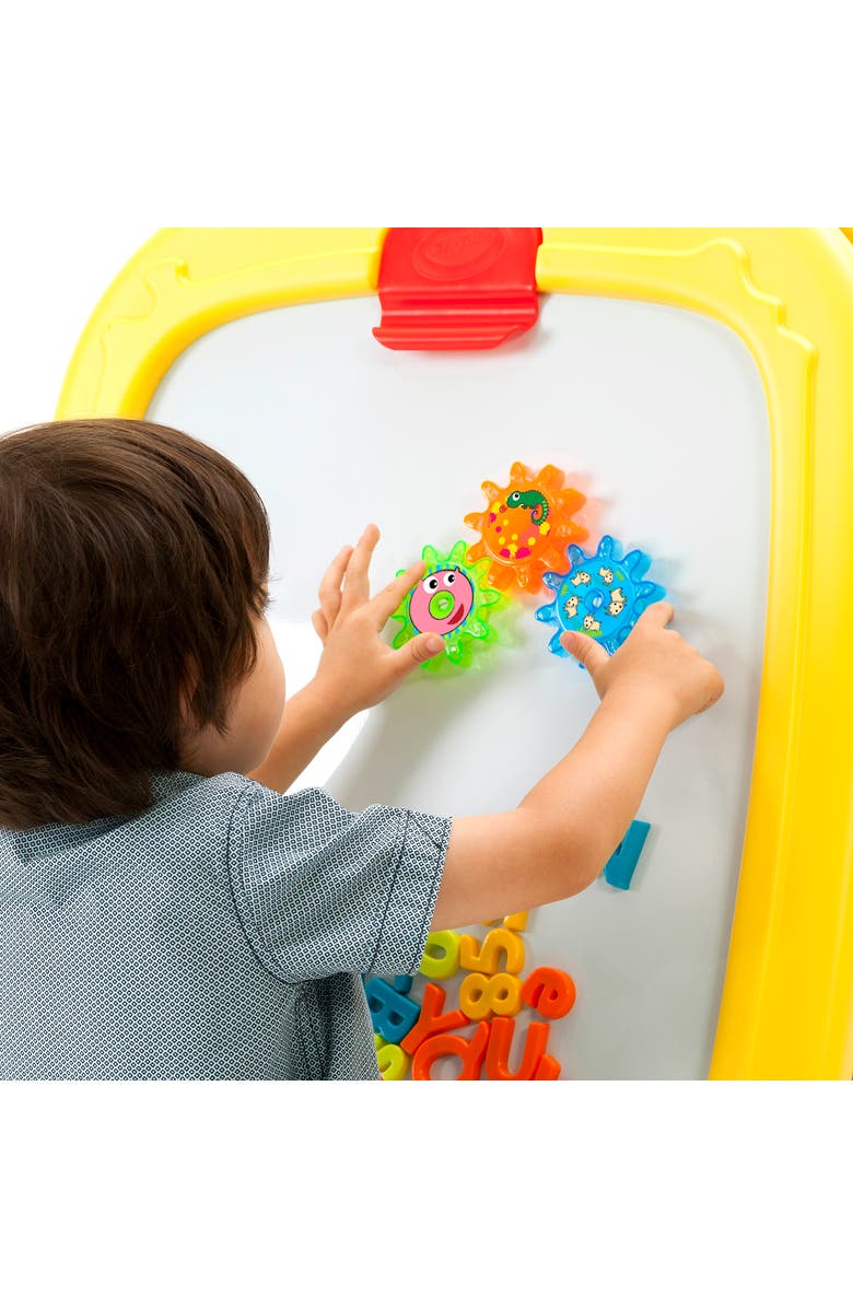 CRAYOLA Deluxe Magnetic Doublesided Easel Ages 3+, Alternate, color, Multicolored