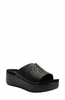Alegria by PG Lite Triniti Platform Wedge Slide Sandal