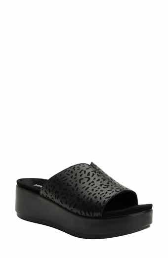 Alegria by PG Lite Triniti Platform Wedge Slide Sandal