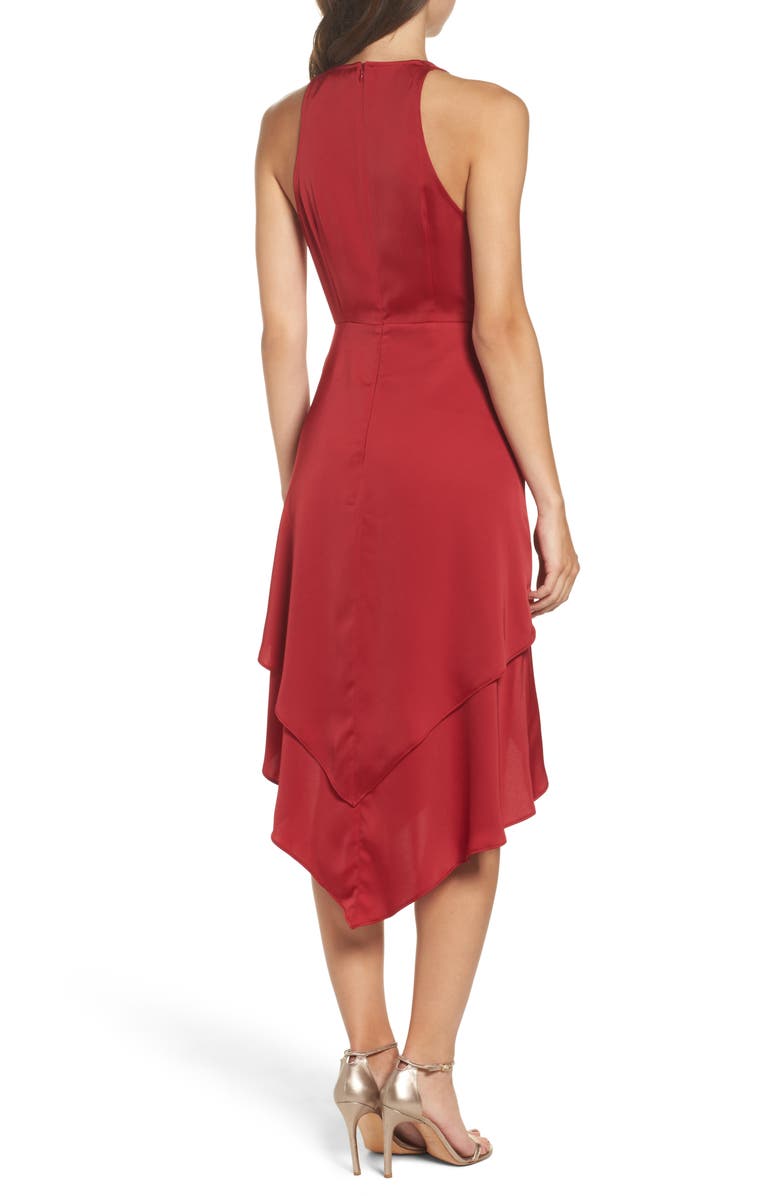 C/MEO Collective Influential Asymmetrical Tiered Dress, Alternate, color, 