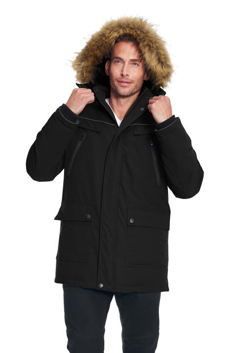 FRASER - Vegan Down Winter Parka with Removable Faux Fur