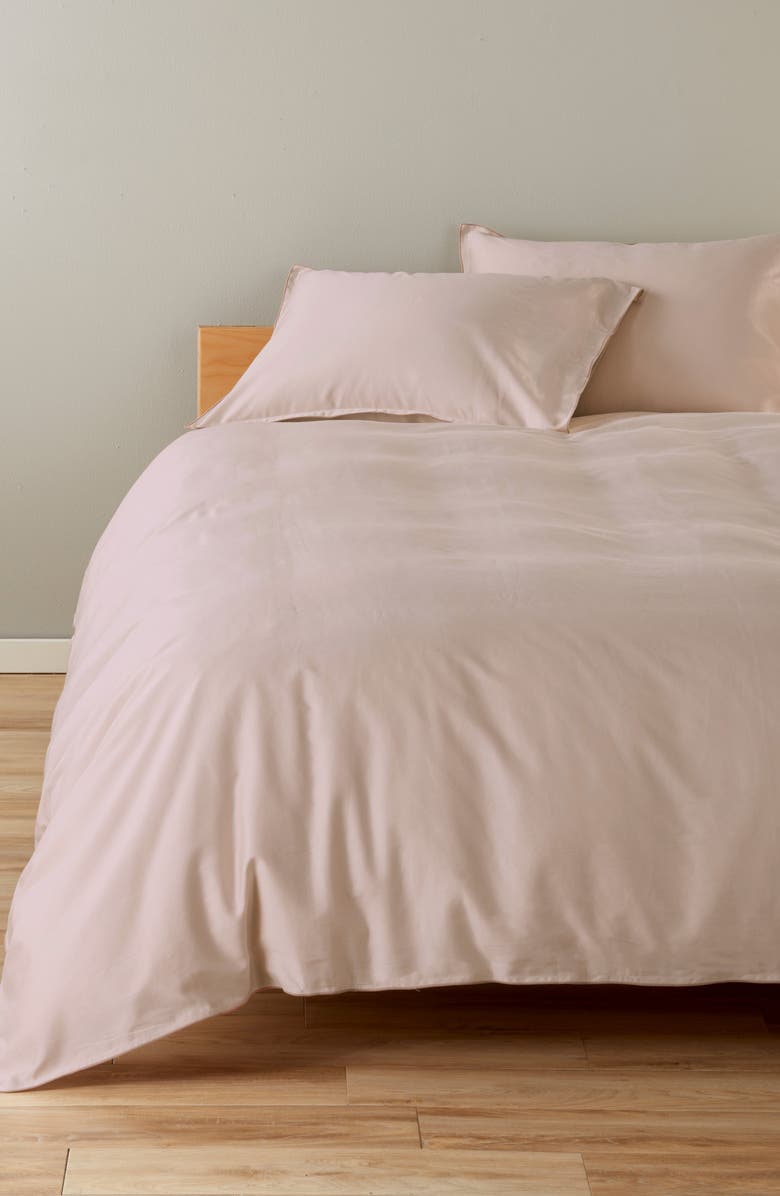 Nordstrom Solid Reversible Duvet Cover, Alternate, color,