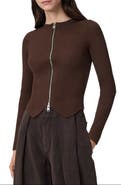 AllSaints Cruz Zip Cardigan