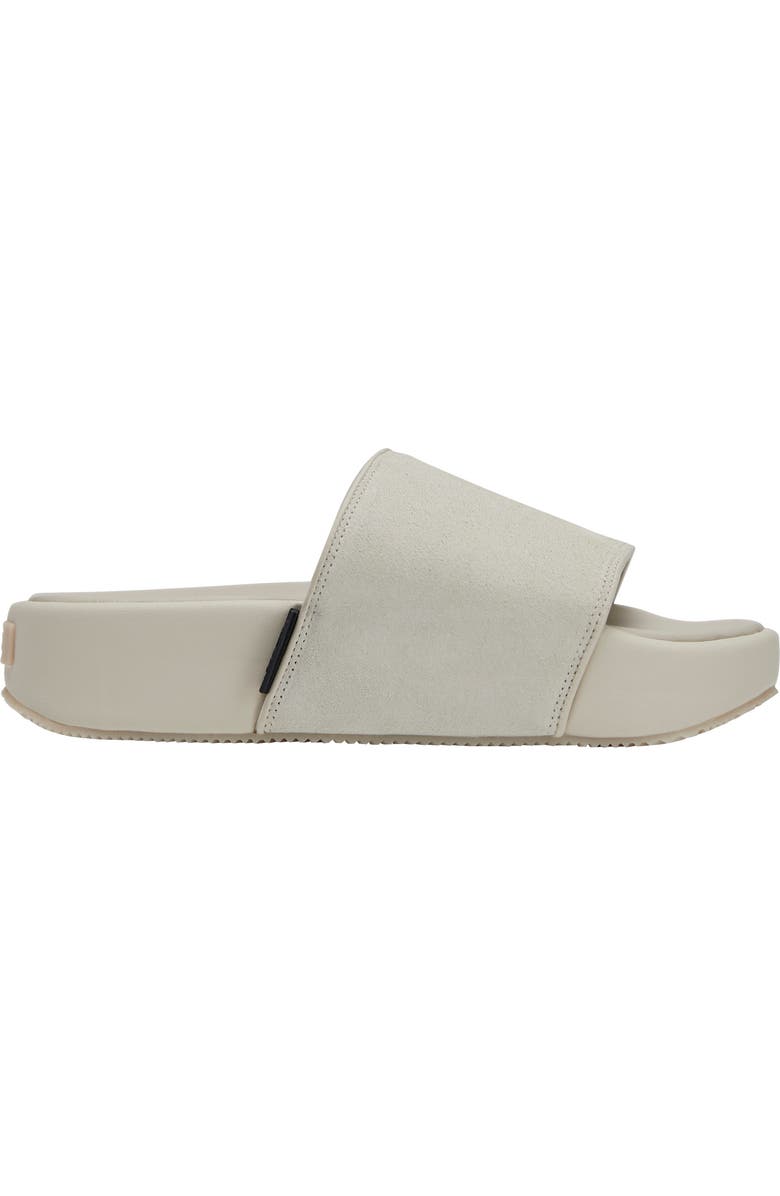 Y-3 Leather Slide Sandal, Alternate, color,