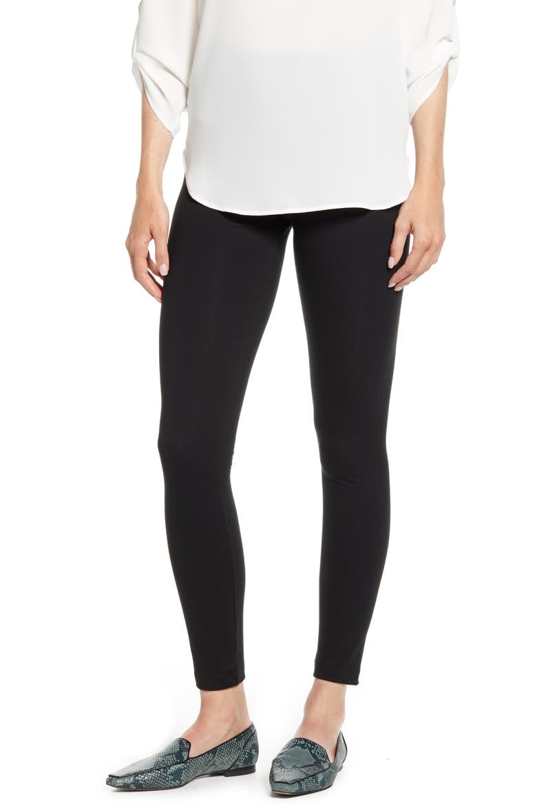 'Lyssentials Flattering Leggings, Main, color, BLACK