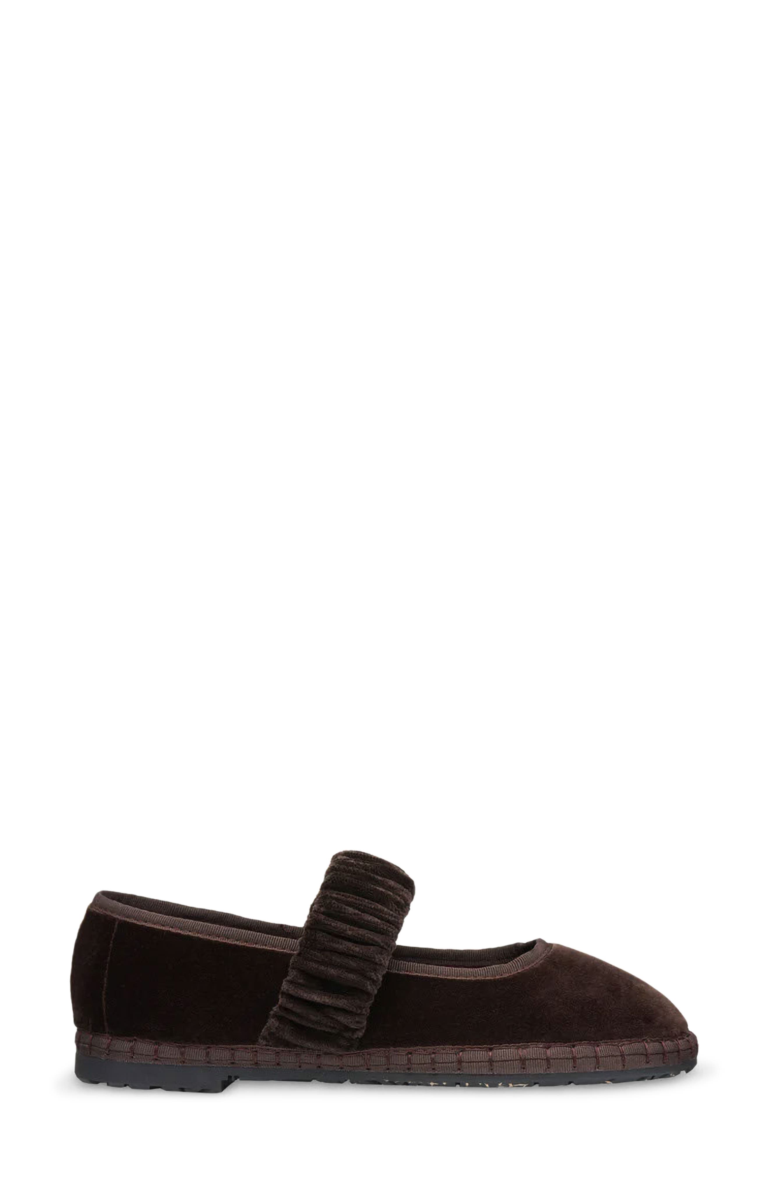 Mafalda Mary Jane Flat, Alternate, color, BROWN