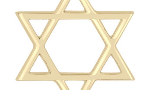 Zoë Chicco 14k Gold Midi Star Of David Charm