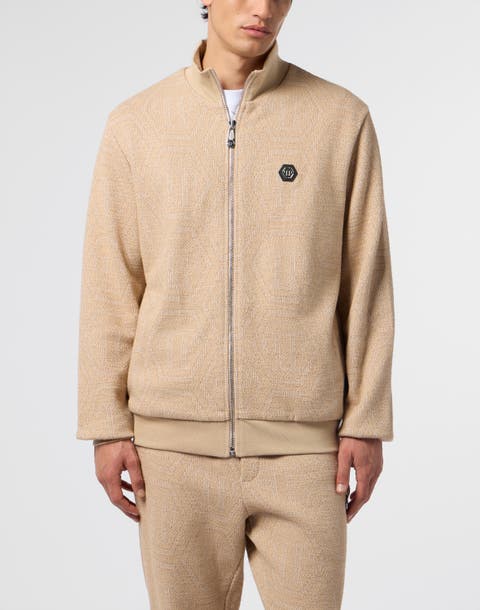Jacquard Tracksuit Jacket Monogram Men