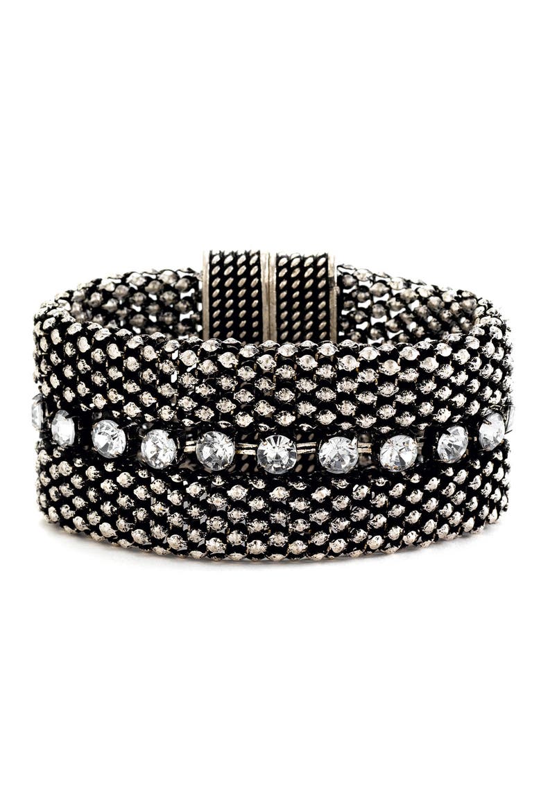 Stone Bracelet, Main, color, SILVER