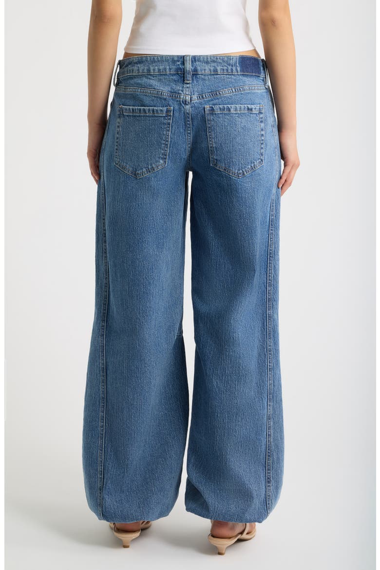 Baggy Balloon Jeans, Alternate, color, MEDIUM WASH