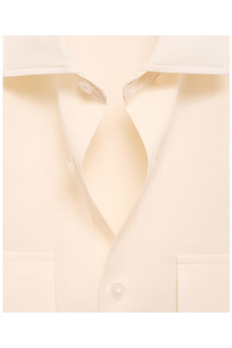 Regular Fit Tencel™ Lyocell Blend Button-Up Shirt, Alternate, color, ECRU