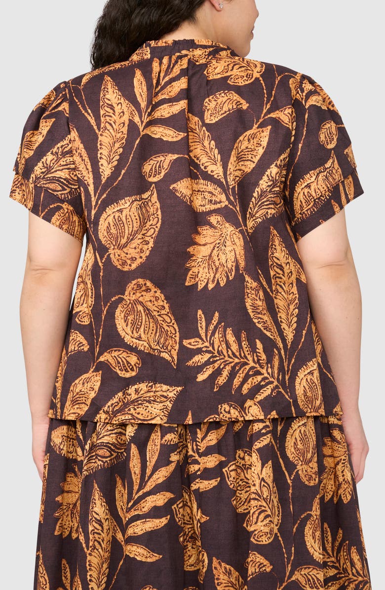 Halogen<sup>®</sup> Print Puff Sleeve Top, Alternate, color,