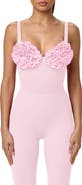 Naked Wardrobe Rosette Bust Bodysuit