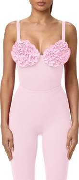 Naked Wardrobe Rosette Bust Bodysuit