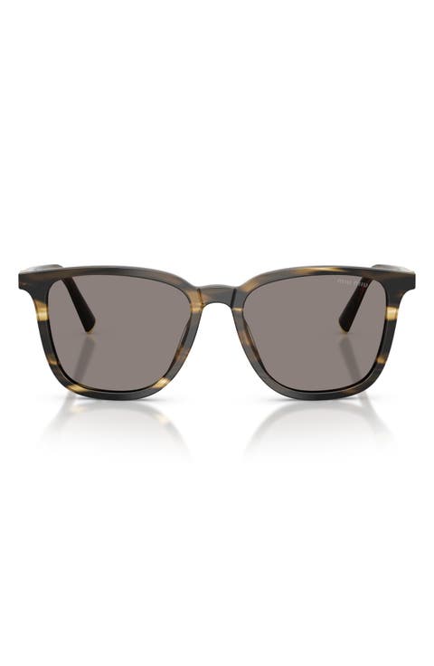 53mm Square Sunglasses