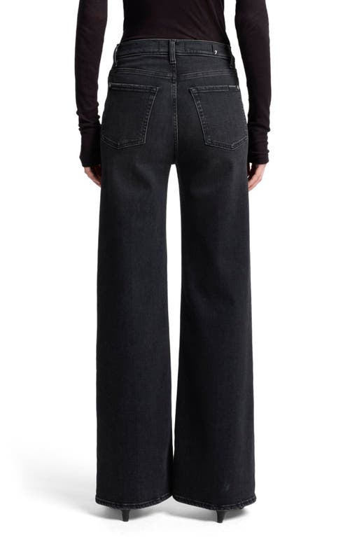 7 For All Mankind Jo Ultra High Waist Wide Leg Jeans In Burgundy