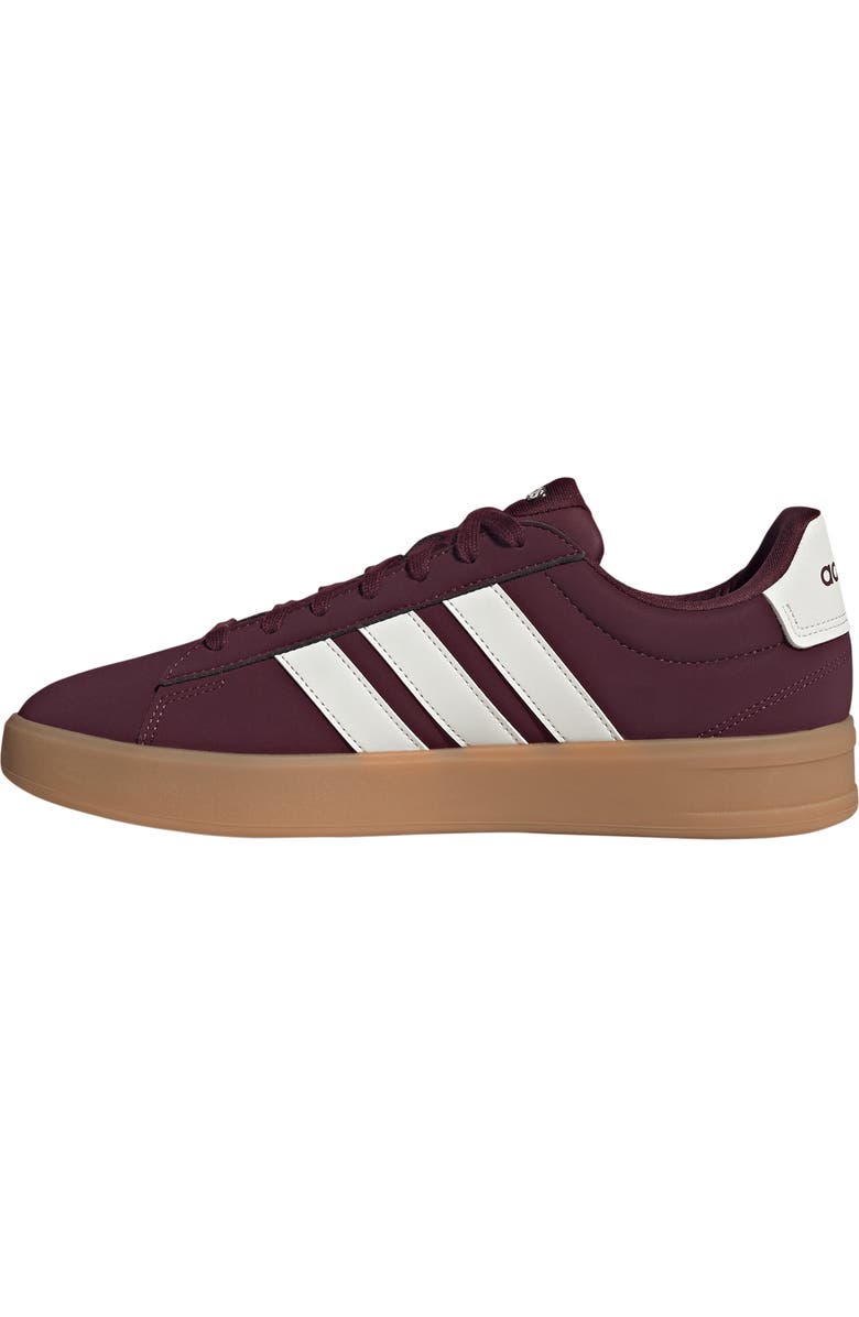 adidas Grand Court 3-0 Sneaker, Alternate, color, Maroon/ Off White/ Gum 3