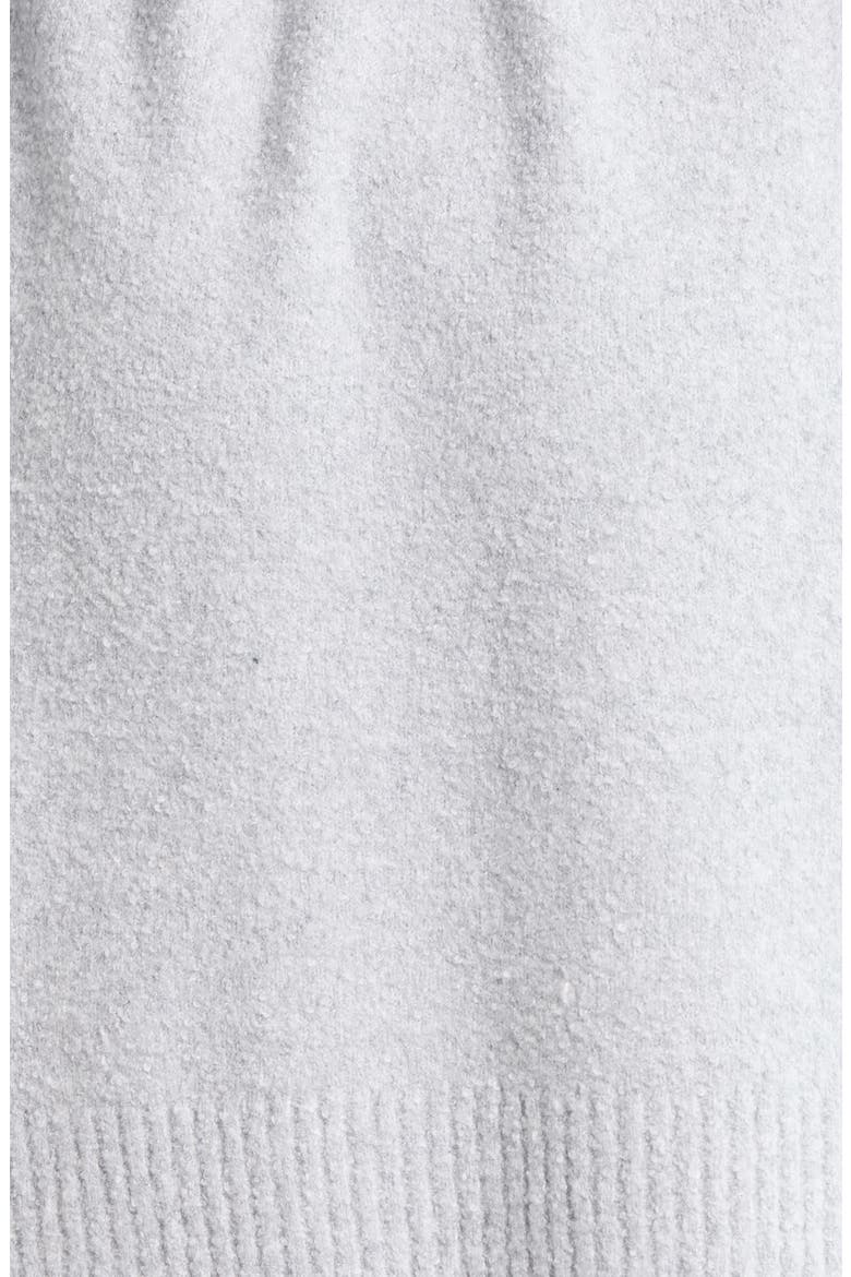 Cloud Soft Hooded Short Robe, Alternate, color, GREY LIGHT HEATHER