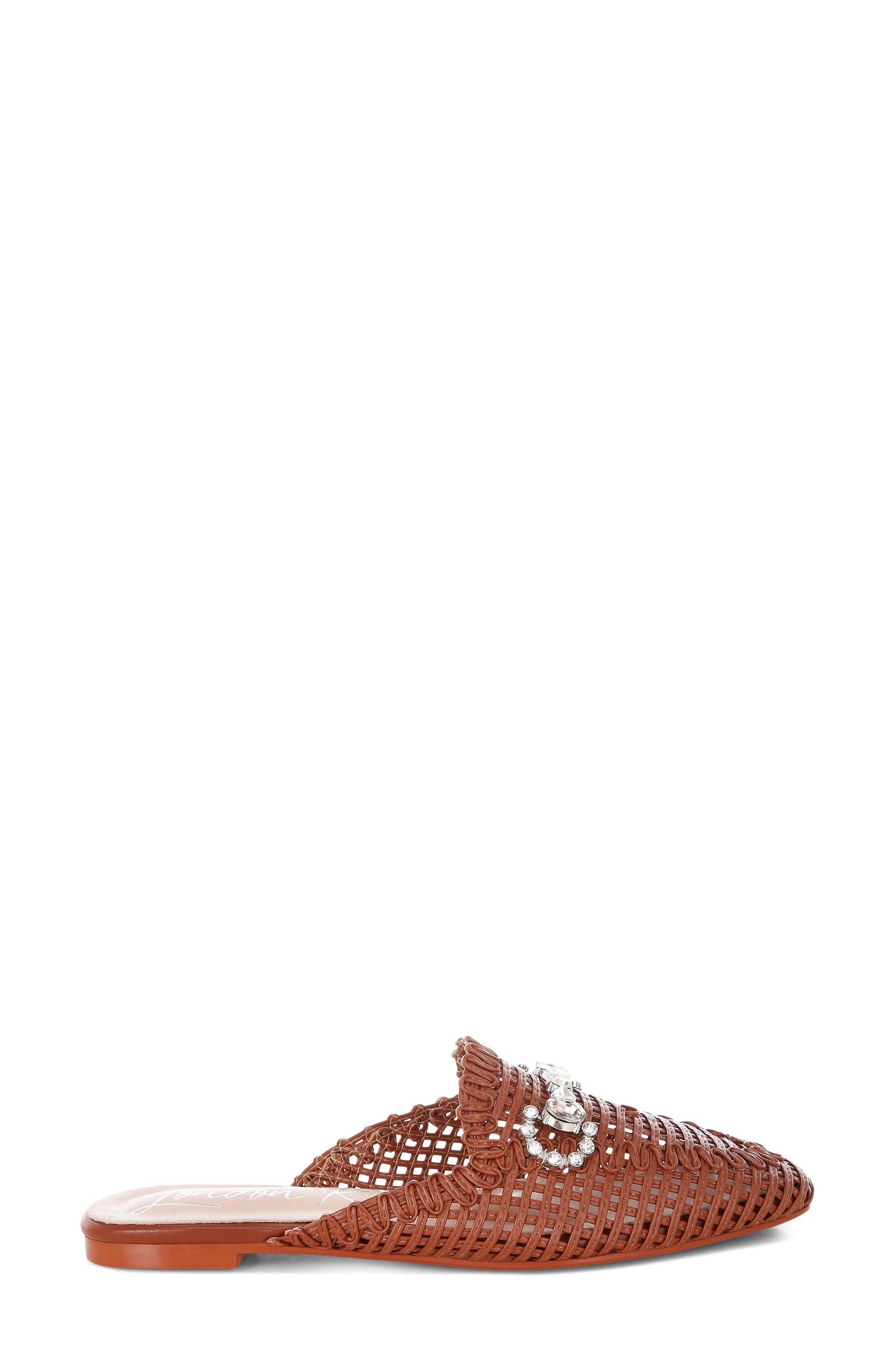 Roboma Crystal Embellished Mule, Alternate, color, BROWN