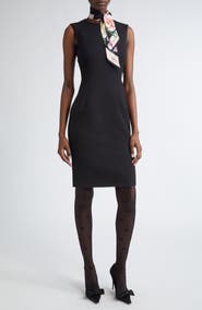 Dolce&Gabbana Lana Sleeveless Virgin Wool Sheath Dress