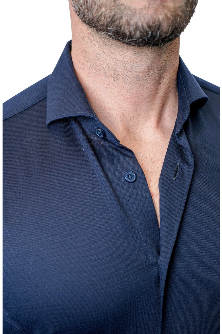 Fibonacci Button-Up Shirt, Alternate, color, BLUE