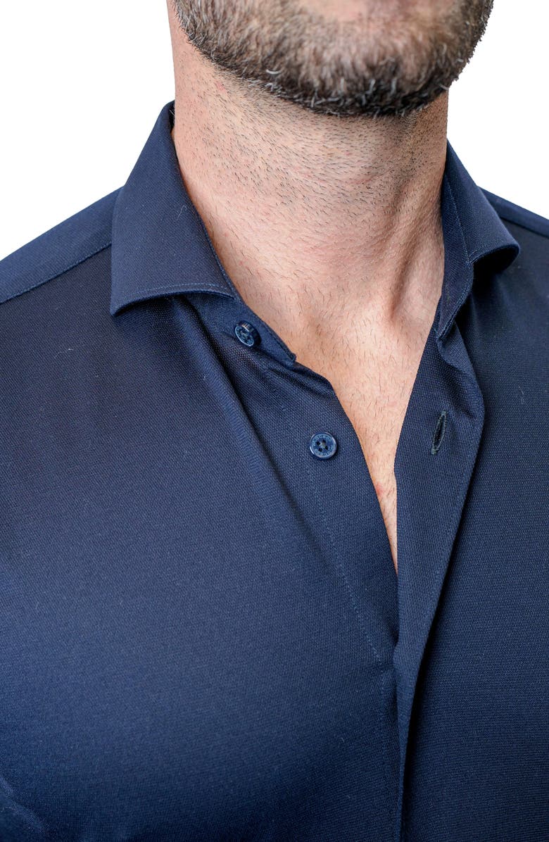 Maceoo Fibonacci Button-Up Shirt, Alternate, color, Blue