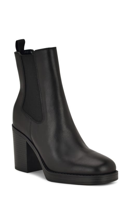 Nine West Hollin Platform Chelsea Boot In Black