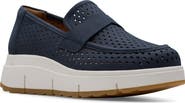 Clarks® Loriini Edge Platform Wedge Loafer