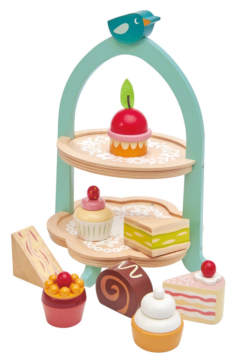 Tender Leaf Toys Mini Chef Birdie Afternoon Tea, Alternate, color, Multi