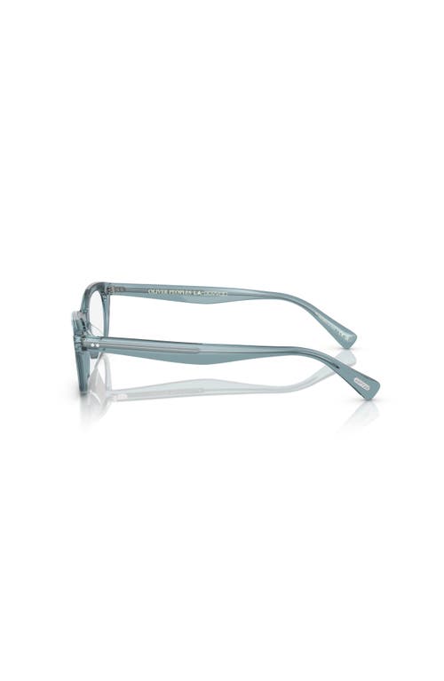 Oliver Peoples 51mm Square Optical Glasses In Green