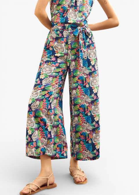Just Add a Boarding Pass Wide Leg Pants