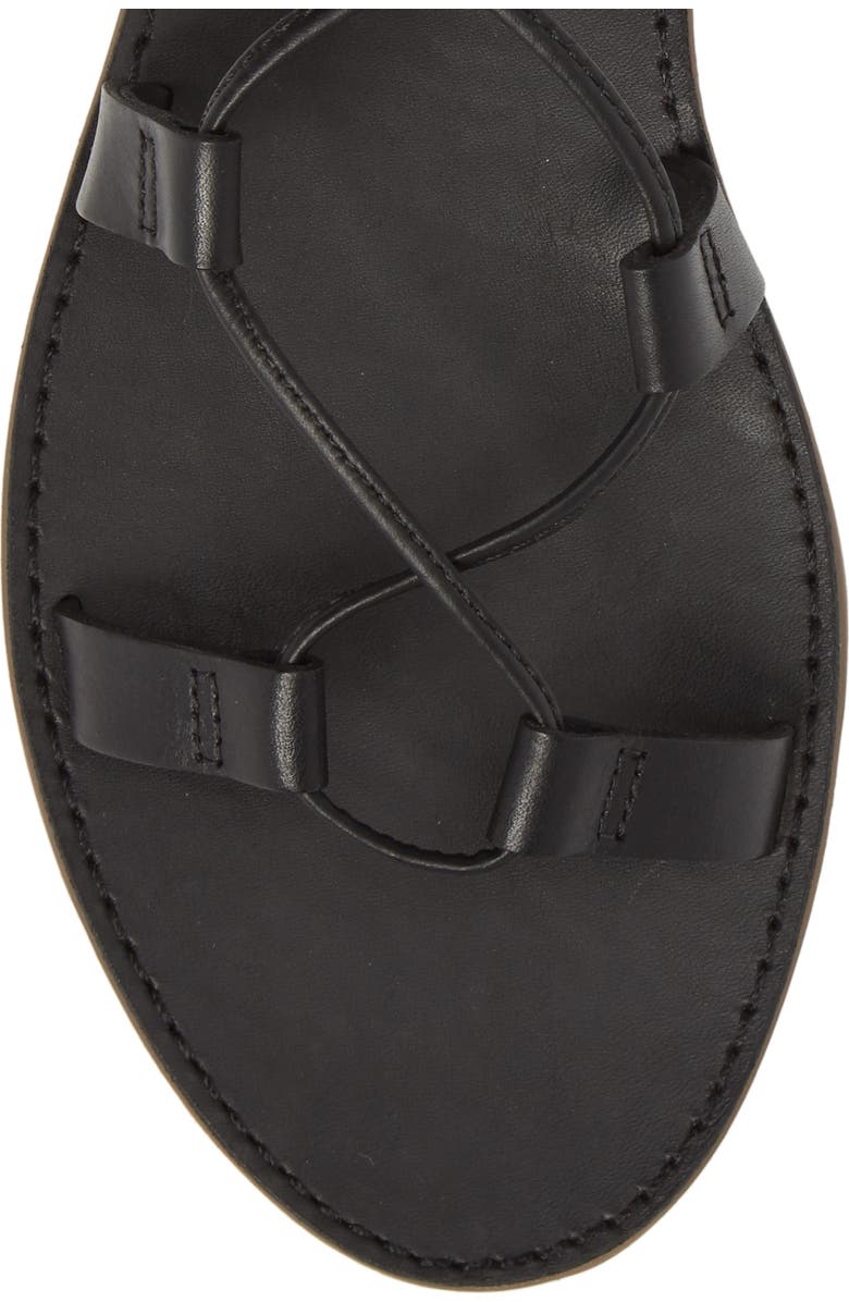 Madewell The Boardwalk Lace-Up Sandal, Alternate, color,