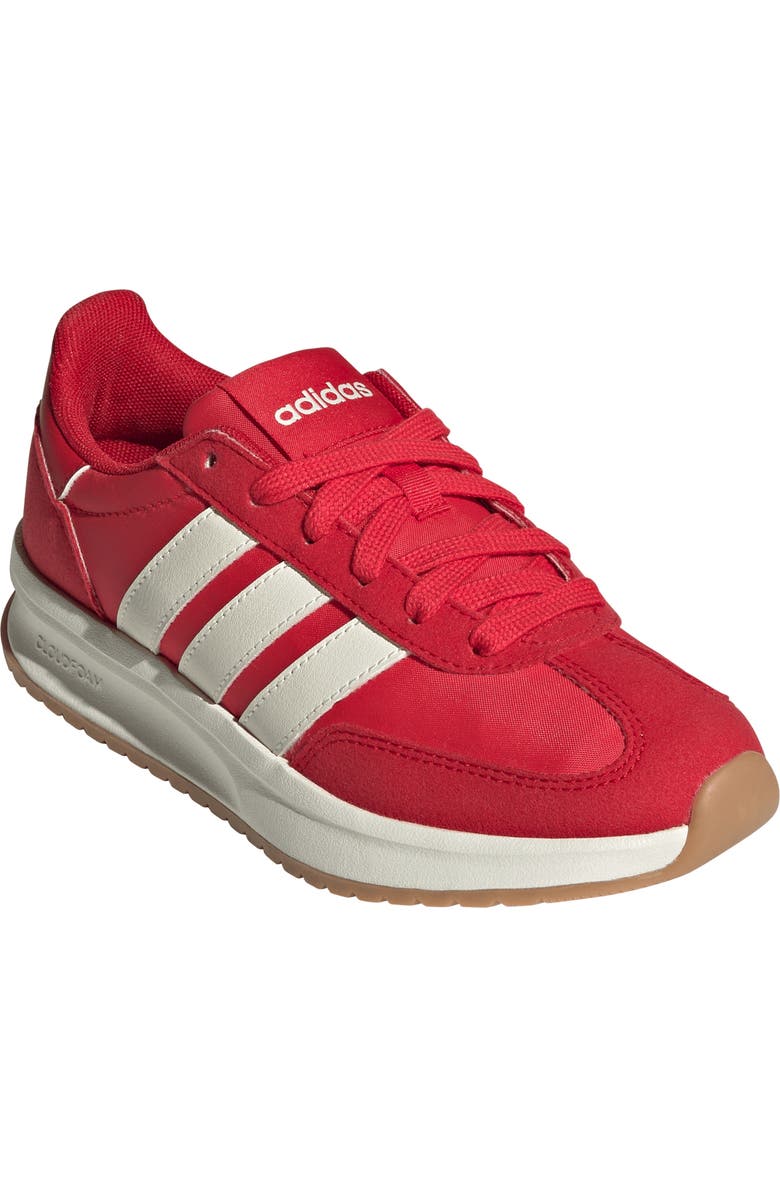 adidas Kids' Run '70s Sneaker, Main, color, Ruby/ Off White/ Scarlet