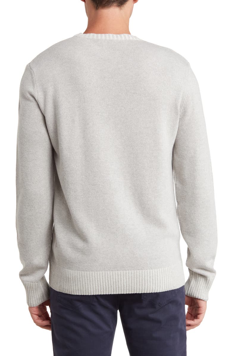 Bugatchi Regular Fit Crewneck Sweater, Alternate, color, 