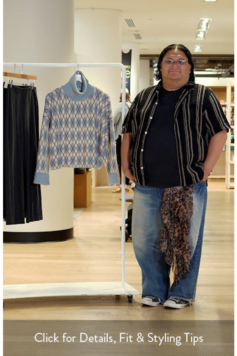 Pattern Turtleneck Sweater video