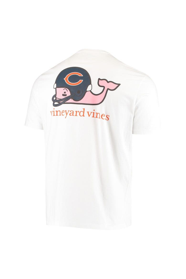 Men's Vineyard Vines White Chicago Bears Big & Tall Helmet T-Shirt, Alternate, color, White