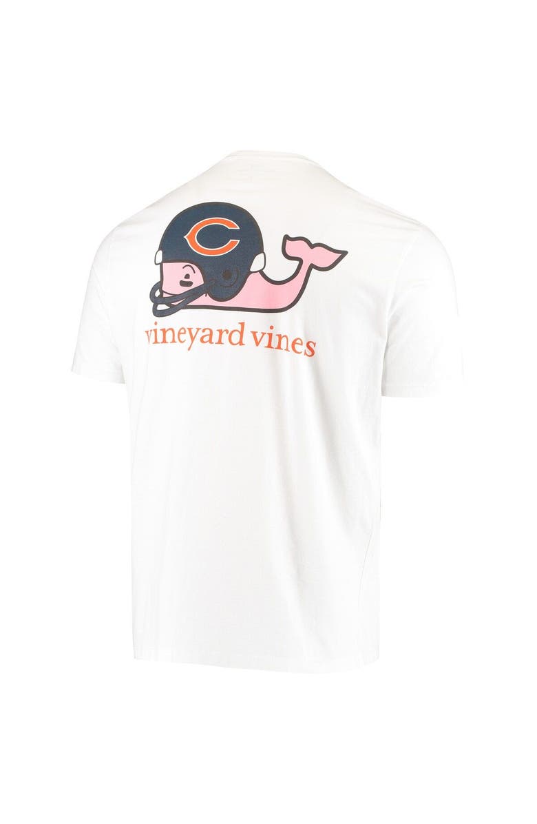 vineyard vines Men's Vineyard Vines White Chicago Bears Big & Tall Helmet T-Shirt, Alternate, color, White
