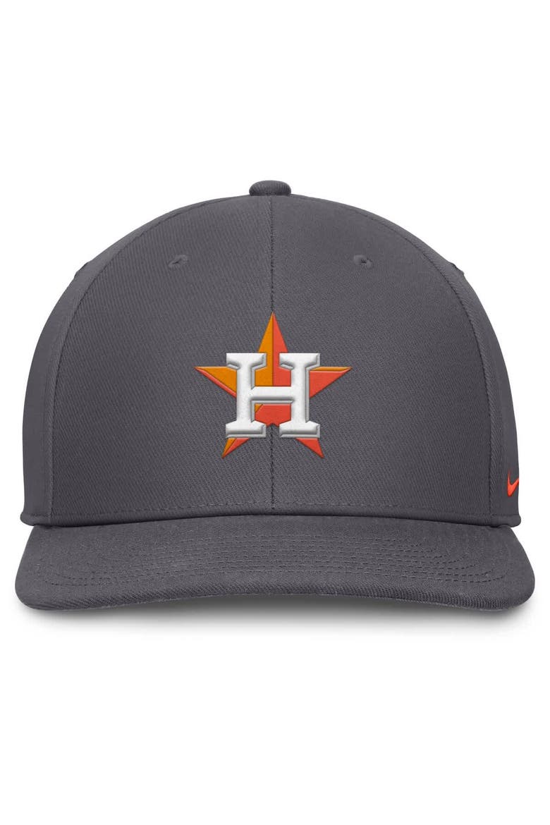 Men's Nike Gray Houston Astros Pro Performance Snapback Hat, Alternate, color, Gray