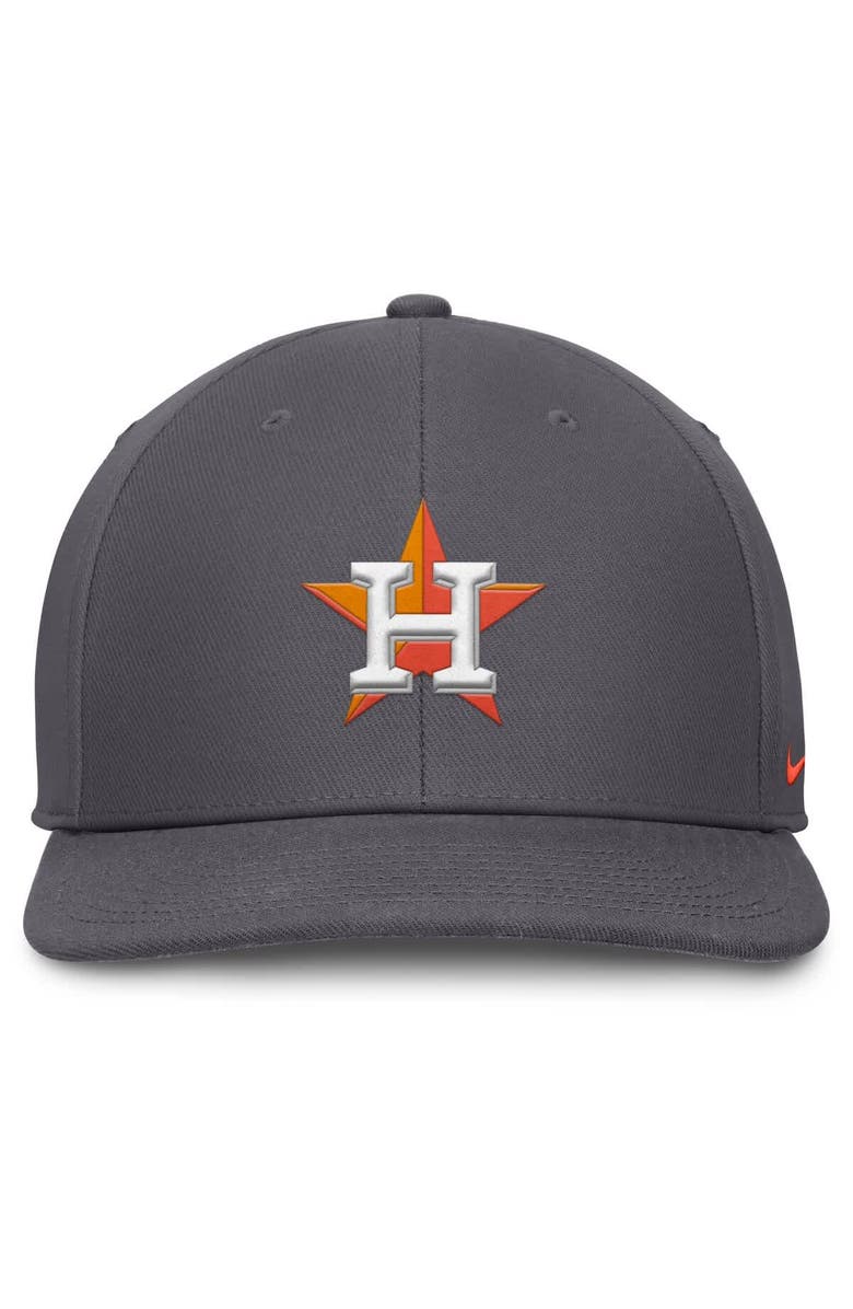 Nike Men's Nike Gray Houston Astros Pro Performance Snapback Hat, Alternate, color, Gray