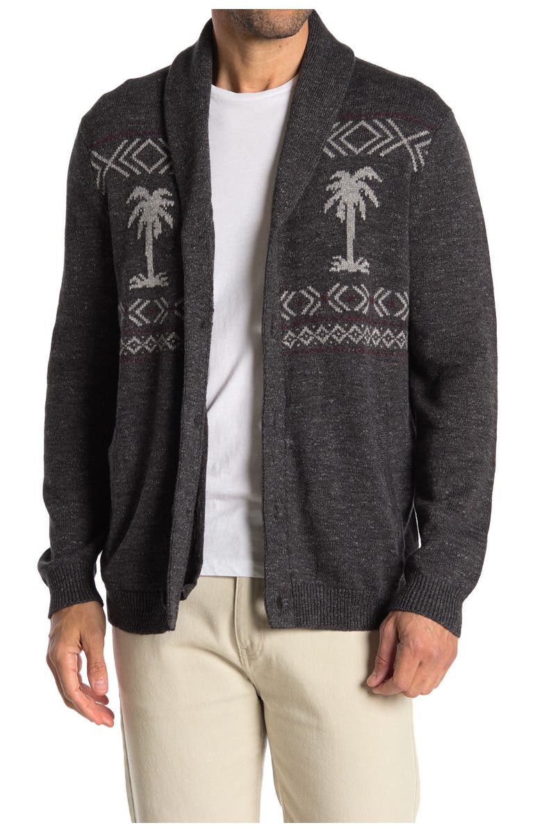 Tommy Bahama Hula Days Fair Isle Cardigan, Main, color, 