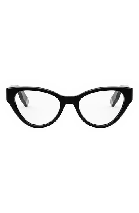 Lady 95.22 O B1I 52mm Cat Eye Optical Glasses