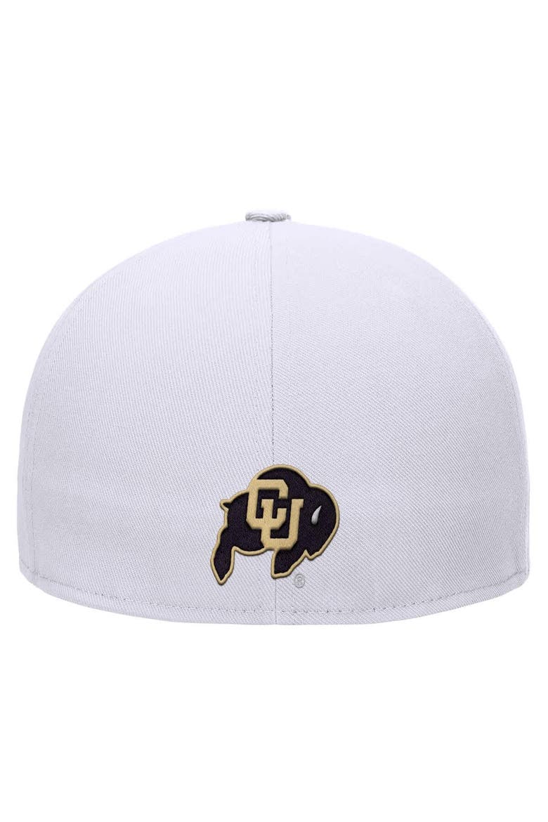 Men's Nike White Colorado Buffaloes Coach Prime Pro Dri-FIT Fitted Hat, Alternate, color, White