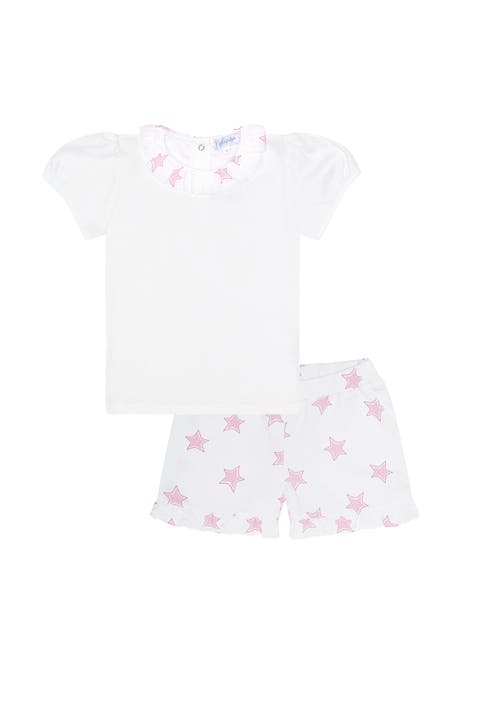 Pink Stars Short Set - Toddler & Little Kid