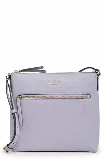 jackson top zip leather crossbody bag