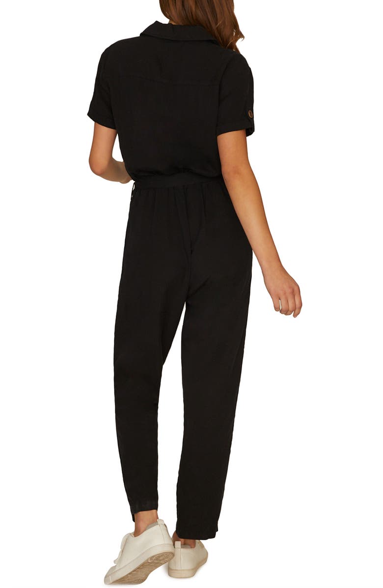 Sanctuary Sancutary Renewal Tie Waist Jumpsuit, Alternate, color, 