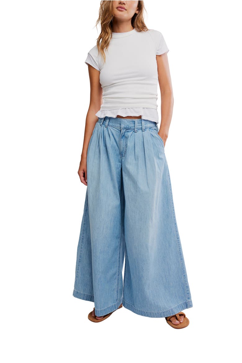 Scout Mid Waist Wide Leg Jeans, Alternate, color, CALIFORNIA BLUE