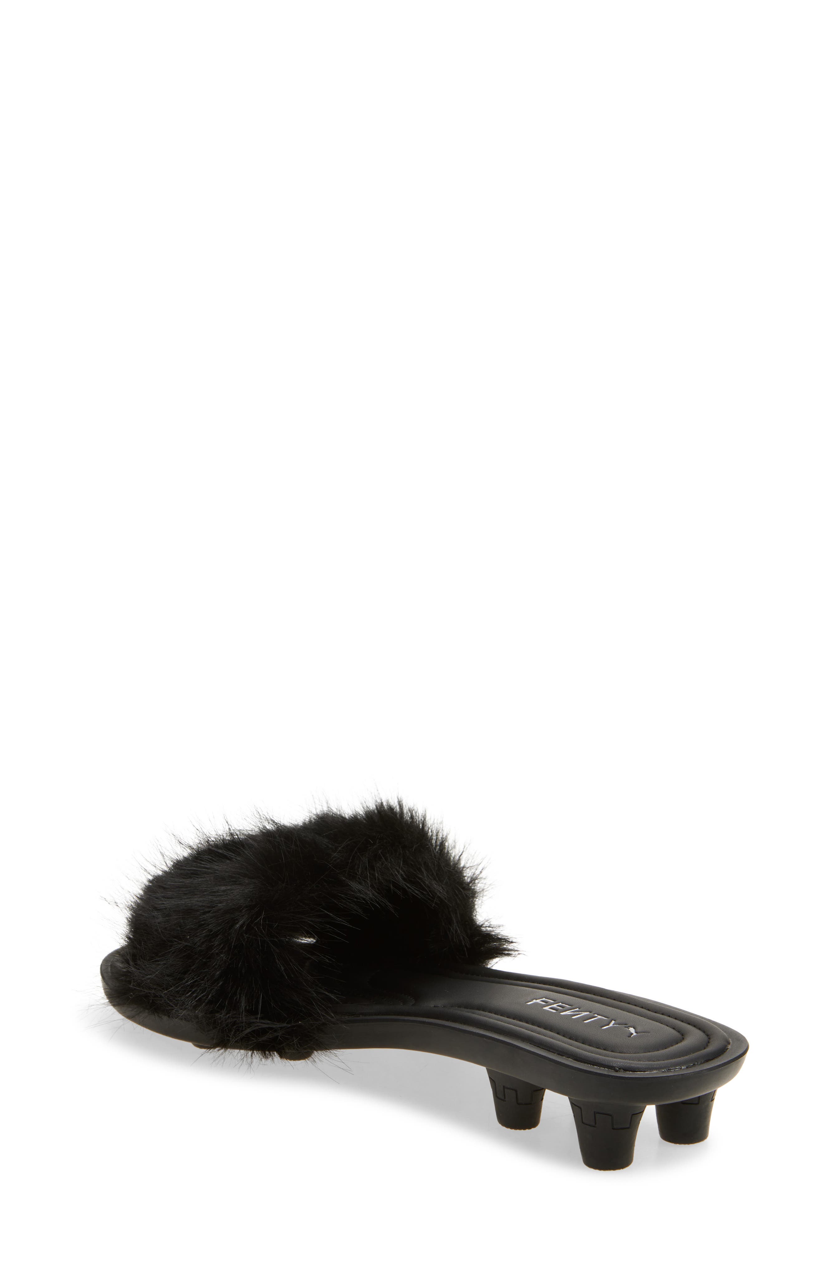 PUMA x Fenty Chic Slide, Alternate, color, Puma Black/ Puma Silver