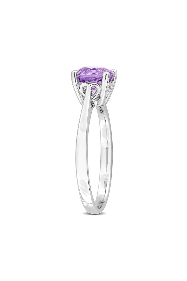 Amethyst Solitaire Ring, Alternate, color, PURPLE