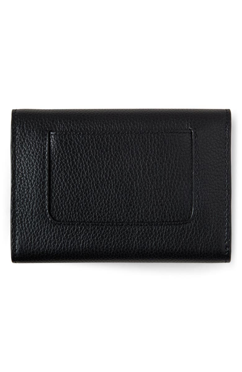 Mulberry Snap Leather Wallet, Alternate, color, Black